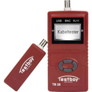 👉 Testboy 28 Geschikt voor USB-, RJ11-, RJ45- en BNC-leidingen 4028532202804