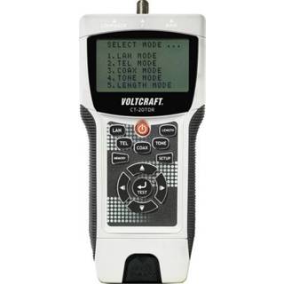 👉 Kabeltester VOLTCRAFT CT-20TDR Geschikt voor Afgeschermde/niet-afgeschermde kabels, CAT3, CAT4, CAT5, CAT5e, CAT6, coax 4016138784084