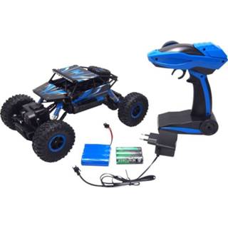 👉 Modelauto Amewi 22196 Conqueror 1:18 RC voor beginners Elektro Crawler 4WD 4260414188985