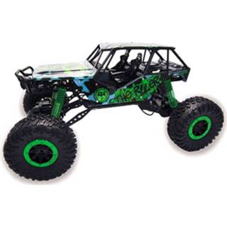 👉 Modelauto Amewi 22217 Crazy Crawler 1:10 RC voor beginners Elektro 4WD Incl. accu, oplader en batterijen de zender 4260476352881