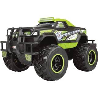 👉 Modelauto Dickie Toys 201119108 Neon Crusher 1:16 RC voor beginners Elektro Monstertruck Achterwielaandrijving Incl. batterijen 4016139186443