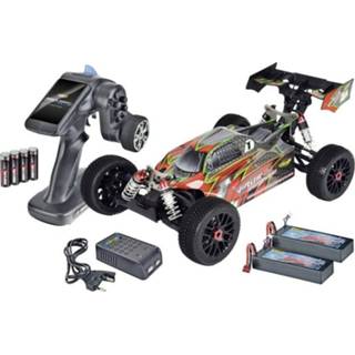 👉 Batterij Carson Modellsport Virus 4.1 4S 1:8 Brushless RC auto Elektro Buggy 4WD 100% RTR 2,4 GHz Incl. accu, oplader en batterijen voor de zender 4005299490613