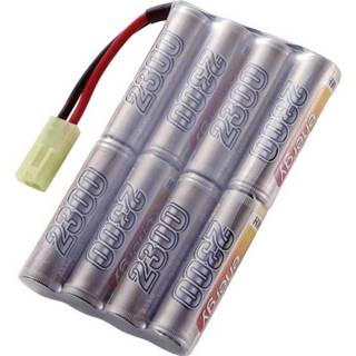 👉 Accupack NiMH 9.6 V 2300 mAh Conrad energy Stick Mini-Tamiya-stekker 4016138509274