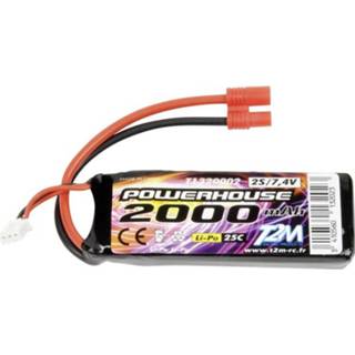 👉 Accupack LiPo 7.4 V 2000 mAh 25 C T2M Stick G3.5 3410569710505