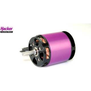 👉 Elektromotor Brushless voor vliegtuigen A50-16 L V4 Hacker kV (rpm/volt): 265 Aantal windingen (turns): 16 4250320249139