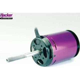 👉 Elektromotor Brushless voor vliegtuigen A60-18 L V4 Hacker kV (rpm/volt): 149 Aantal windingen (turns): 18 4250320249504