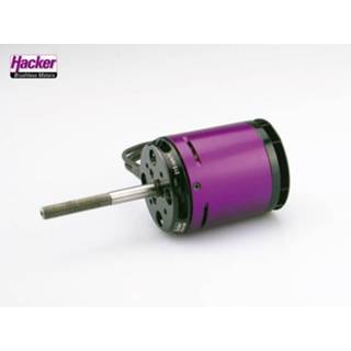 👉 Elektromotor Brushless voor vliegtuigen A60-20 M V4 Hacker kV (rpm/volt): 170 Aantal windingen (turns): 20 4250320249528