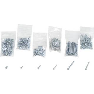 Plaatschroeven assortiment navulverpakking 825 onderdelen 838515 Plaatschroef 838515 Plaatschroeven assortiment navulverpakking 825 onderdelen 4036911100214