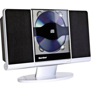👉 Karcher MC 6512 music center, stereo-installatie (CD, USB, SD, FM-radio), zwart, zilver,