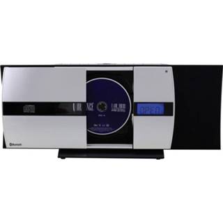 👉 Stereoset zwart zilver SoundMaster DISC5000 AUX, CD, FM, USB Wandmontage 2 x 5 W Zwart, 4005425005018