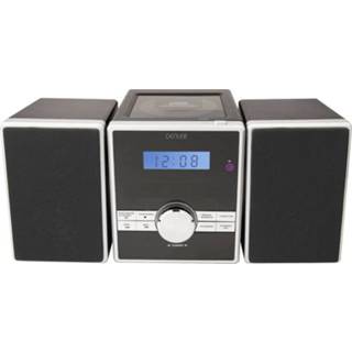👉 Stereoset zwart zilver Denver MCA-230MK2 AUX, CD, FM Zwart, 5706751023521
