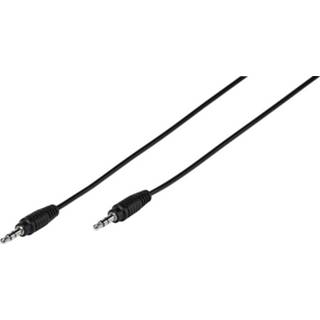 👉 Audiokabel zwart Vivanco Jackplug Audio Kabel [1x male 3.5 mm - 1x mm] 1 m 4008928358100