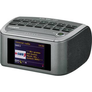 👉 Sangean RCR-11 WF Internet Tafelradio AUX, DAB+, DLNA, Internetradio, FM, USB Grijs