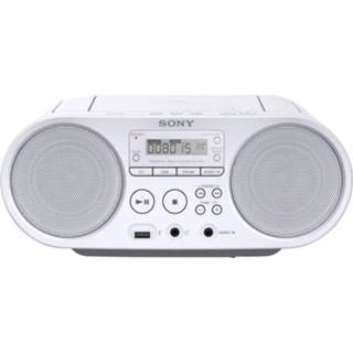 👉 Sony ZS-PS50 FM CD-radio AUX, CD, FM, USB Wit