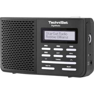 👉 Zwart TechniSat DigitRadio 210 DAB+ Transistorradio DAB+, FM 4019588049611