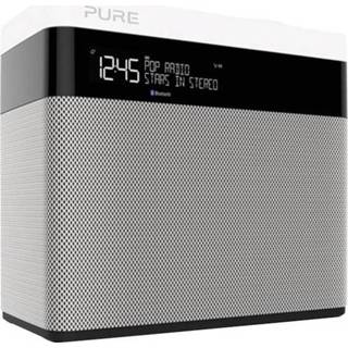 👉 Tafelradio zwart wit Pure Pop Maxi Bluetooth DAB+ Bluetooth, DAB+, FM Zwart, 759454826994