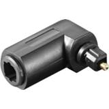 👉 Audio adapter zwart Toslink Digitale [1x Toslink-stekker (ODT) - 1x Toslink-bus (ODT)] 0 m Goobay 4040849119255