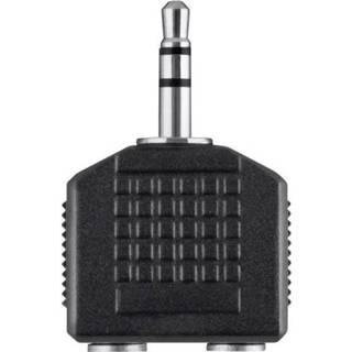 👉 Zwart Belkin Jackplug Audio Y-adapter [1x male 3.5 mm - 2x female mm] 745883724789