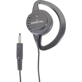 Koptelefoon zwart Basetech HK-1S On Ear Oorbeugel, Mono 4016138386301