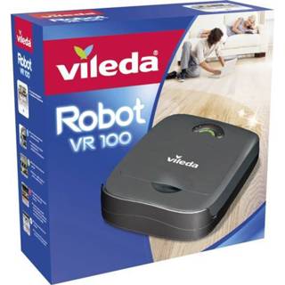 👉 Zwart Vileda VR 100 Robot Robotstofzuiger 4023103204706