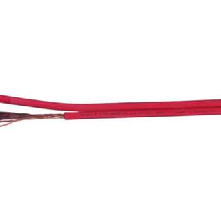 Rood Bedea 27850811 Halogeenkabel HALOFLEX 2 x 1.50 mmÂ² Per meter 2050002440852