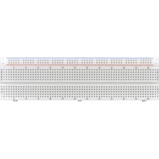 👉 Breadboard TRU COMPONENTS 0165-40-4-16010 Anti-slip Totaal aantal polen 730 (l x b h) 165 45 8.4 mm 1 stuks 4016139216379