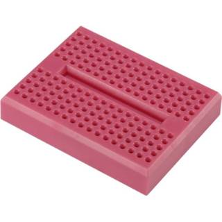 👉 Breadboard magenta Conrad Components 0165-4219-22-15010 Totaal aantal polen 170 (l x b h) 46 36 8 mm 1 stuks 4016139042527