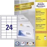 👉 Etiket wit papier Avery-Zweckform 3658 Etiketten (A4) 64.6 x 33.8 mm 2400 stuks Permanent Universele Inkt, Laser, Kopie 4004182036587