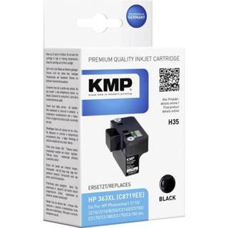 👉 Inkt cartridge zwart KMP vervangt HP 363 Compatibel H35 1700,0001 4011324700015