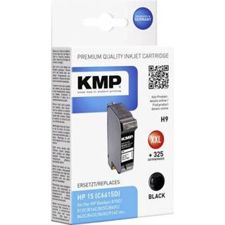 👉 Inkt cartridge zwart KMP vervangt HP 15 Compatibel H9 0993,4151 4011324993158