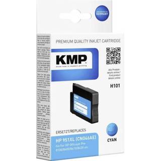 Inkt cartridge cyaan KMP vervangt HP 951, 951XL Compatibel H101 1723,4003 4011324172348