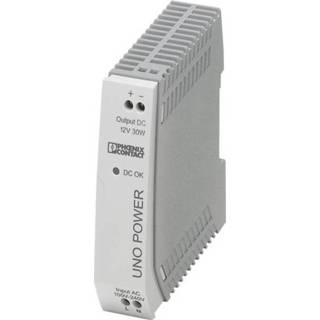 👉 Netvoeding Phoenix Contact UNO-PS/1AC/12DC/30W Din-rail 12 V/DC 2.5 A 30 W 1 x 4046356728812