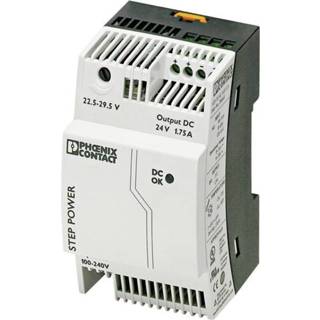 👉 Netvoeding Phoenix Contact STEP-PS/1AC/24DC/1.75 Din-rail 24 V/DC 1.9 A 42 W 1 x 4046356172844