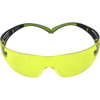 👉 Veiligheidsbril zwart groen gele SecureFit 400 groen, glazen 3M UU001467867 4054596052772