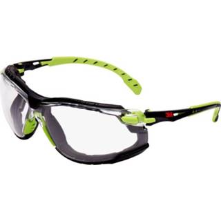 👉 Veiligheidsbril groen zwart 3m s1201sgafkt 4054596063143