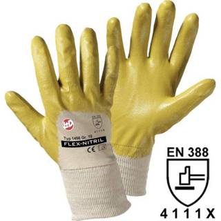👉 Worky 1496 Handschoen Flex Nitril Nitril-rubber met katoentricot Maat (handschoen): 10, XL
