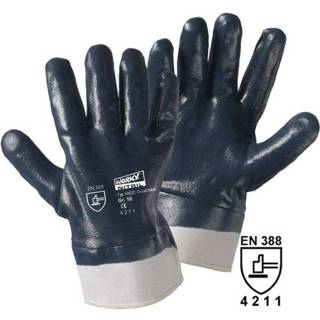 👉 Handschoenen katoen Worky 1452C Katoenen tricot handschoen cross-nitril met Nitrilrubber coating 4005781145205