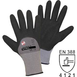 👉 Worky 1168 Fijngebreide handschoen Nitril Double Grip 90% nylon, 10% elasthan met dubbele nitrilcoating Maat (handschoen): 11, XXL