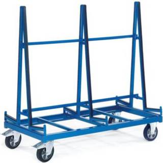 👉 ROLLCART 11-1278 Platenwagen Staal Poedercoating Laadvermogen (max.): 1200 kg