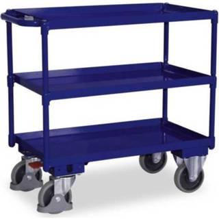 👉 Tafelwagen staal VARIOfit SW-700.610 poedercoating Laadvermogen (max.): 400 kg 4035694002500