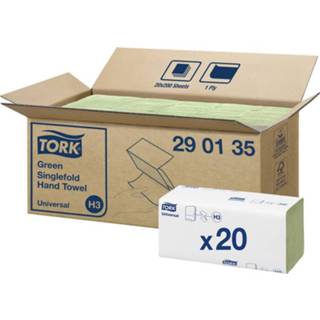 👉 1 vellen 20 pack TORK Zickzack Universal 290135 Geschikt voor (dispenser): H3 7310791047942
