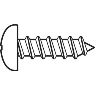 Cilinderkop staal schroeven 2.2 mm 9.5 Kruiskop Philips N/A verzinkt 100 stuks TOOLCRAFT 827358 4016138319064