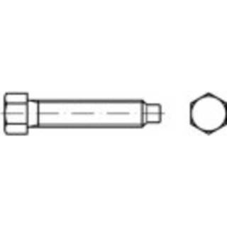 👉 Zeskantbouten M10 100 mm Buitenzeskant (inbus) DIN 561 Staal galvanisch verzinkt 50 stuks TOOLCRAFT 108965