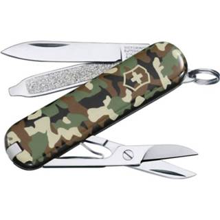 👉 Zwitsers zakmes Victorinox Classic 0.6223.94 Aantal functies: 7 Camouflage 7611160004949