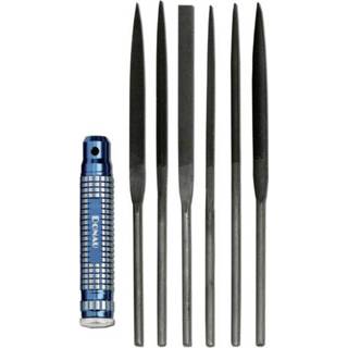 👉 Metalen Profiline Needle Files Set 7 stuks met houder Donau Elektronik M60 160 mm 4014991804604