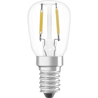 👉 LED-koelkastlampje 63 mm OSRAM 230 V E14 1.3 W Warm-wit Kogel Filament / Retro-LED 1 stuks