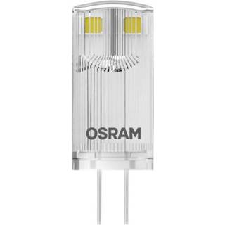 👉 Ledlamp a++ OSRAM LED-lamp G4 Stift 0.9 W = 10 Warmwit Energielabel: 1 stuks 4058075811416