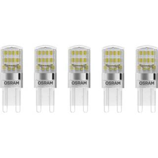 👉 Ledlamp a++ OSRAM LED-lamp G9 Speciale vorm 1.9 W = 20 Warmwit Energielabel: 5 stuks 4058075093898