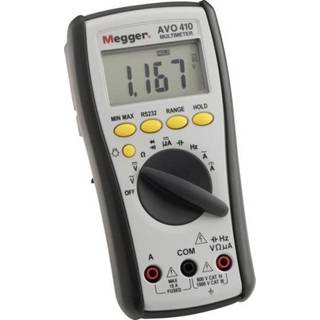 👉 Multimeter Megger AVO410 Kalibratie: Fabrieksstandaard (zonder certificaat) Sproeidicht (IP65) CAT III 1000 V, IV 600 V Weergave (counts): 6000 5036175222614