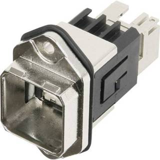 👉 Koppeling metaal RJ45-flensset variant 14 Koppeling, inbouw Aantal polen: 8P8C J80020A0010 Telegärtner 1 stuks 4018359360139